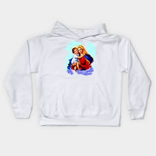 Madonna with Child Kids Hoodie